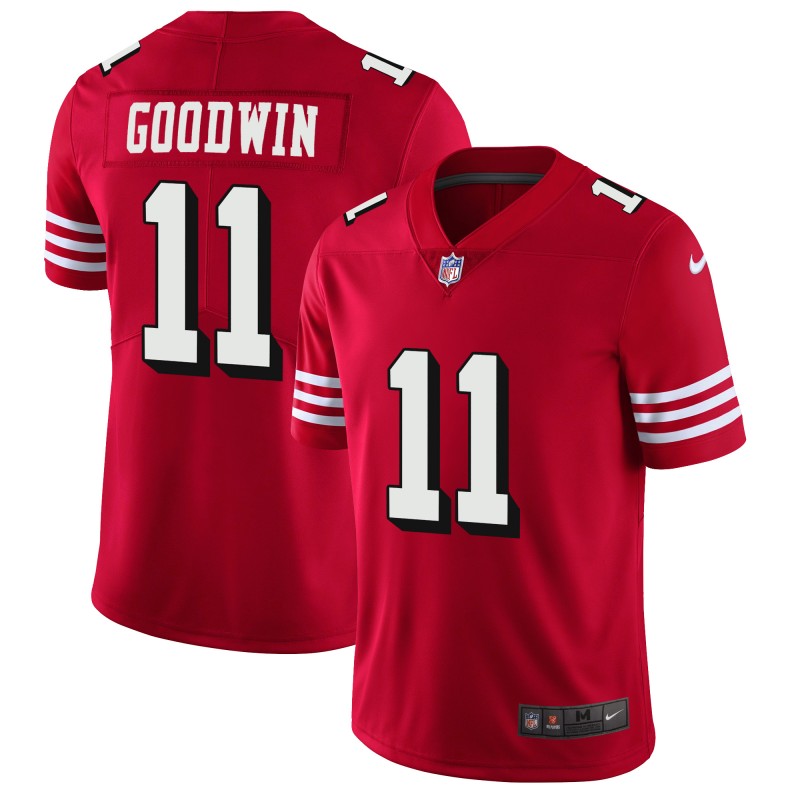 Men's San Francisco 49ers #11 Marquise Goodwin Red 2018 Rush Vapor Untouchable Limited Stitched NFL Jersey
